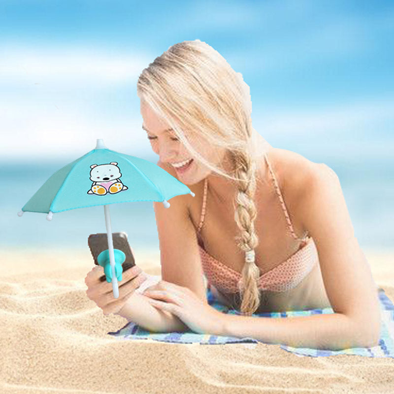 Mobile Phone Holder Sun Shade Umbrella